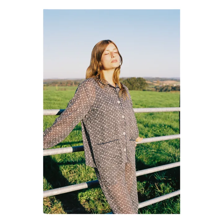 Pyjama Claudine Marge | Bleu- Image produit n°1