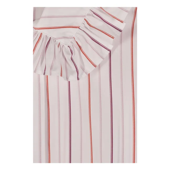 Bluse Boissière Streifen | Weiß