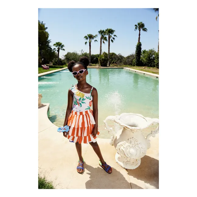 Passion Fruit Swimsuit Recycled Fibers | Ecru