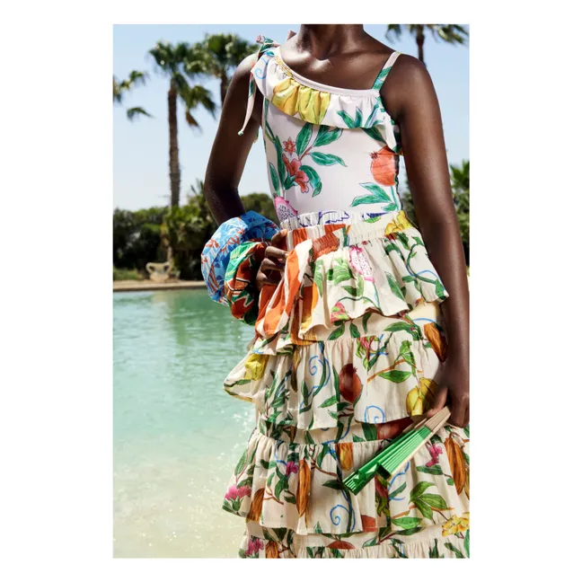 Passion Fruit Swimsuit Recycled Fibers | Ecru