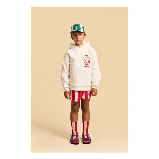 Short de Bain Hot Fibres Recyclées | Rouge