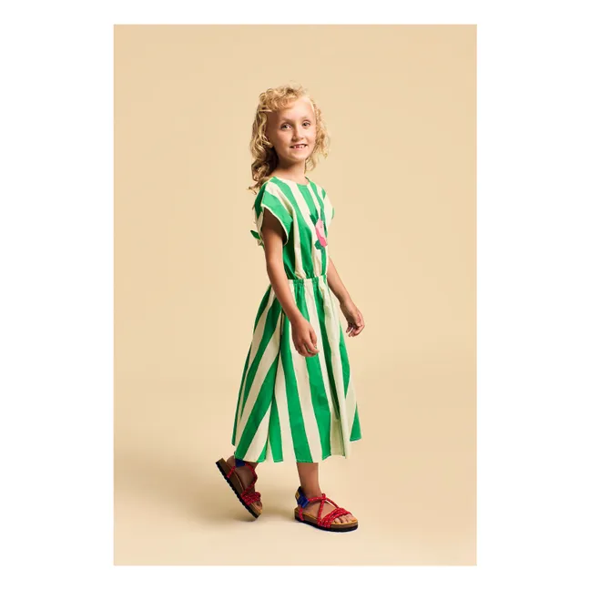Kleid Blume | Grün