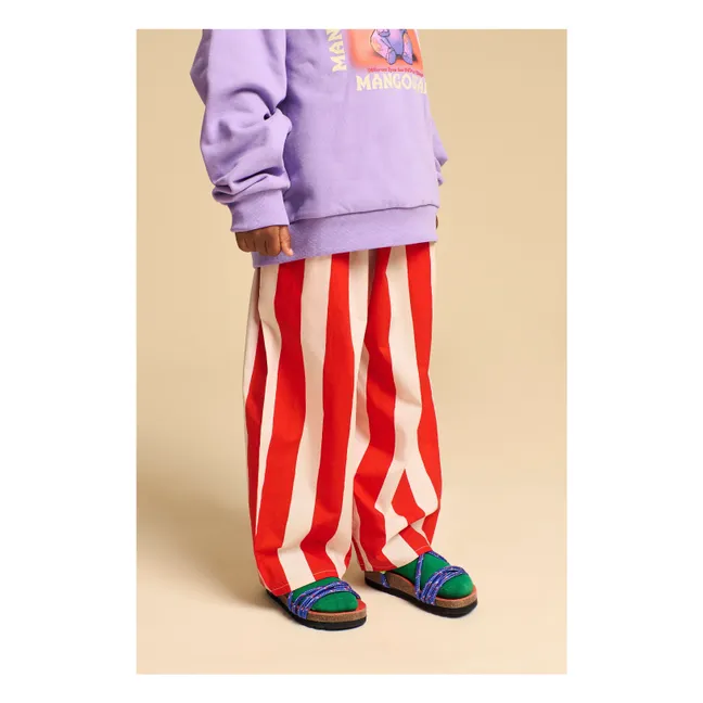 Stripe Pants | Red