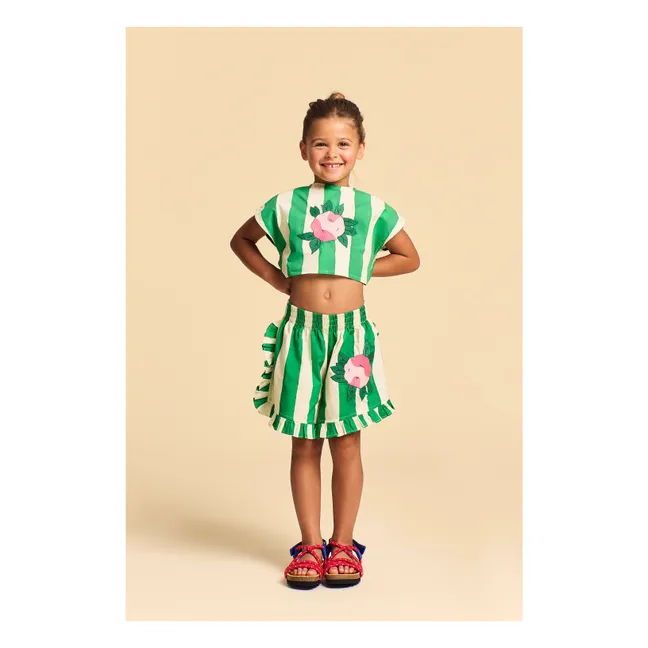 Blusa de flores | Verde