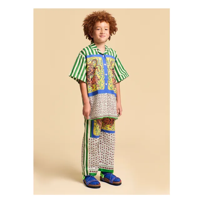 Camicia tigrata | Verde