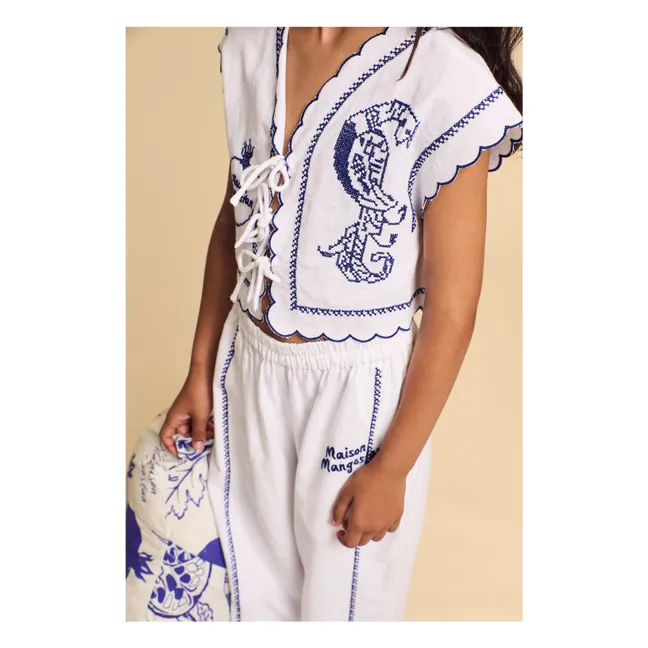 PommeGranate Pants | White