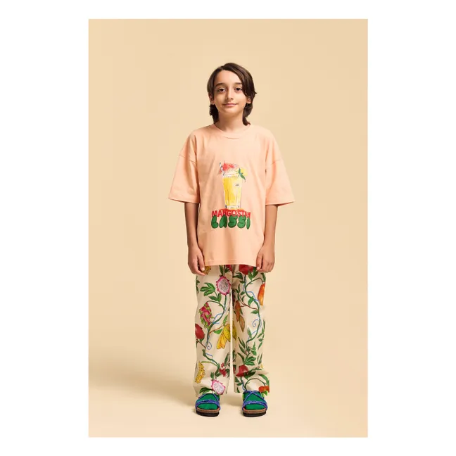 Camiseta de algodón ecológico Lassi | Albaricoque