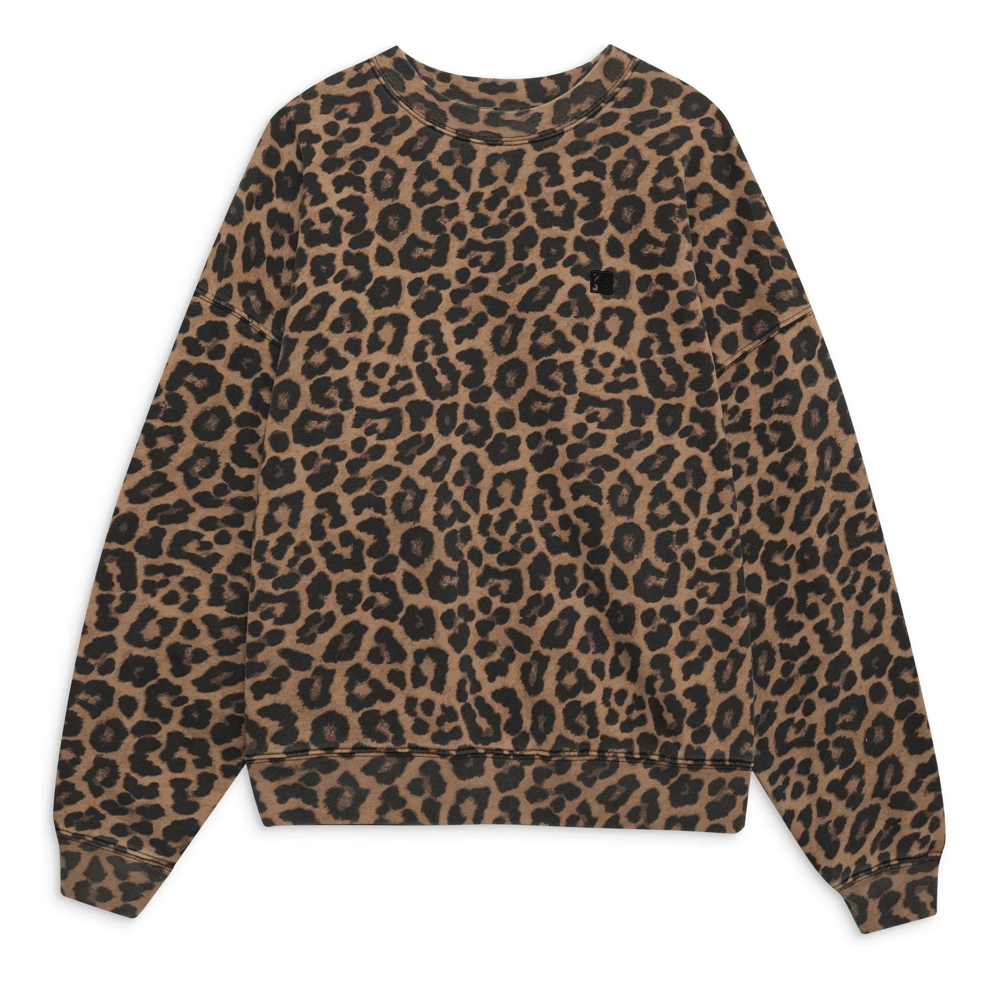 Anine Bing Leopard Miles Sweatshirt