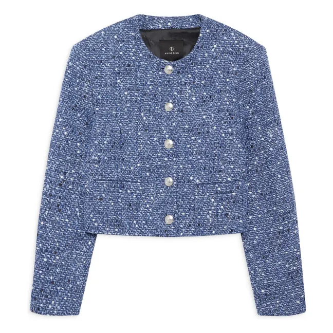 Chaqueta Amber Tweed | Azul