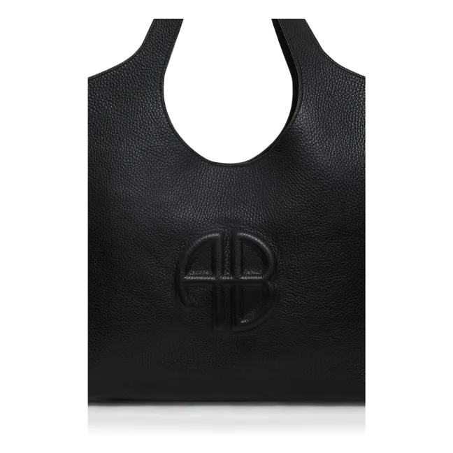 Cabas Lili Medium Cuir Grainé | Noir
