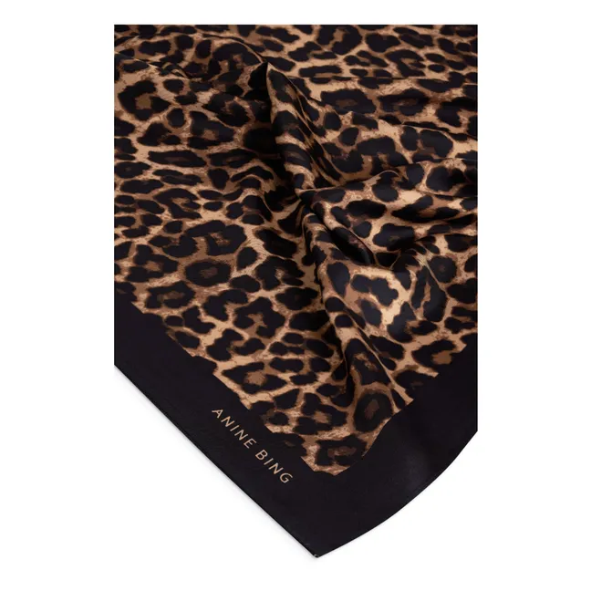 Kopftuch York Seide | Leopard