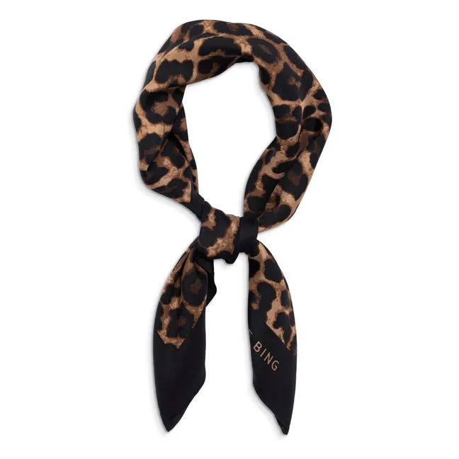 Kopftuch York Seide | Leopard