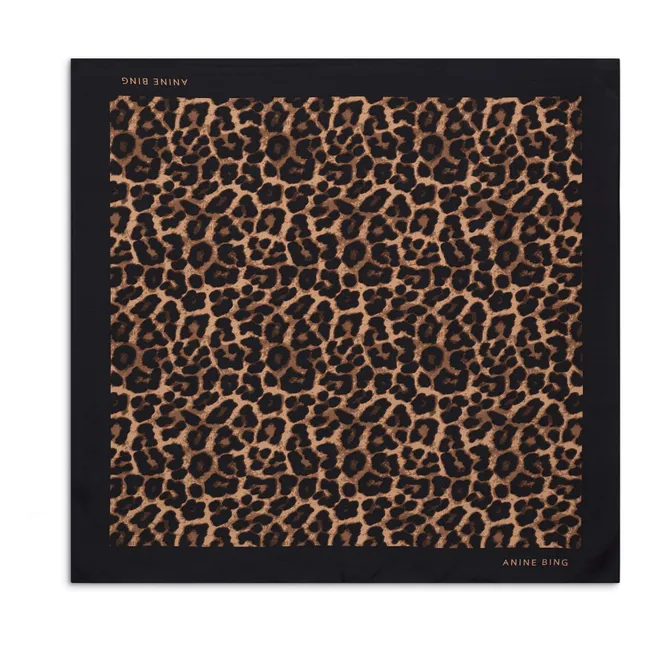 Kopftuch York Seide | Leopard