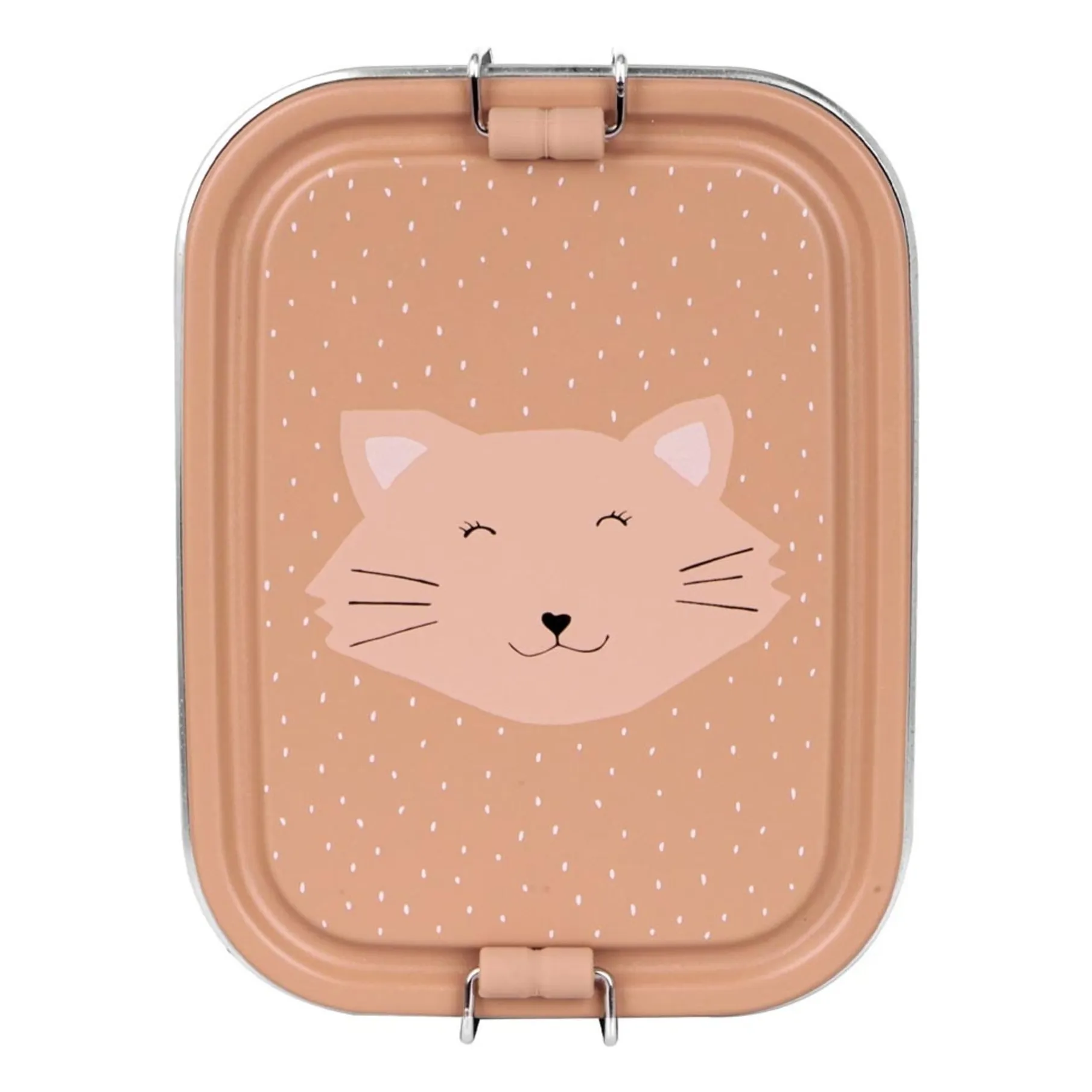 Trixie Dusty Pink Small Lunch Box Mrs Cat