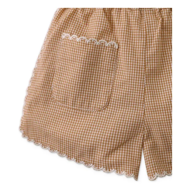 Short Mimi Carreaux | Camel