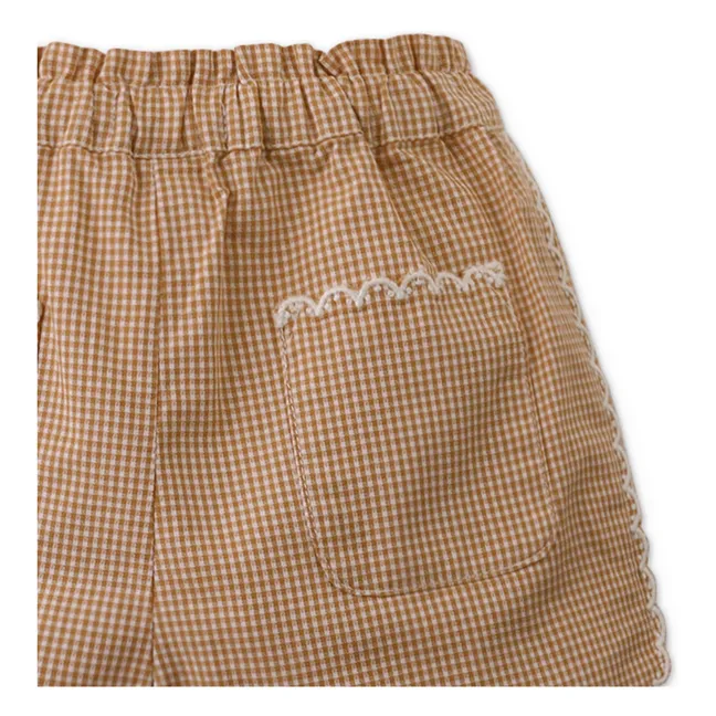 Short Mimi Carreaux | Camel