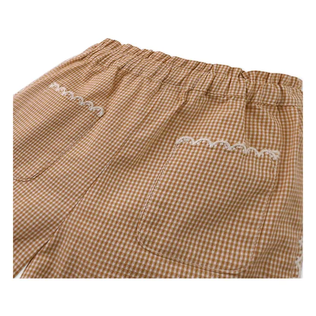 Short Mimi Carreaux | Camel