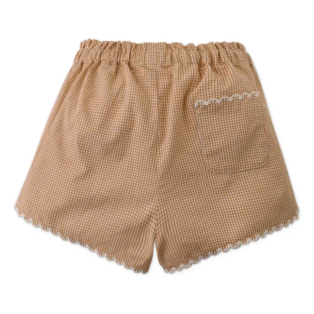 Short Mimi Carreaux | Camel