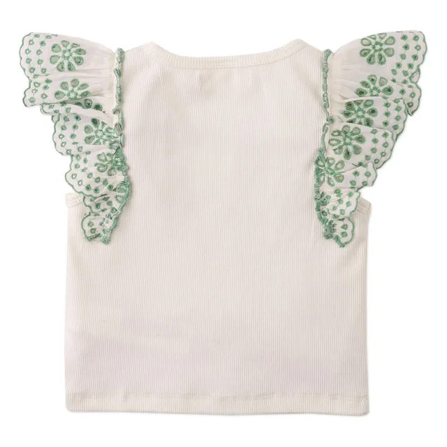 Top in pizzo Eleanor | Ecru