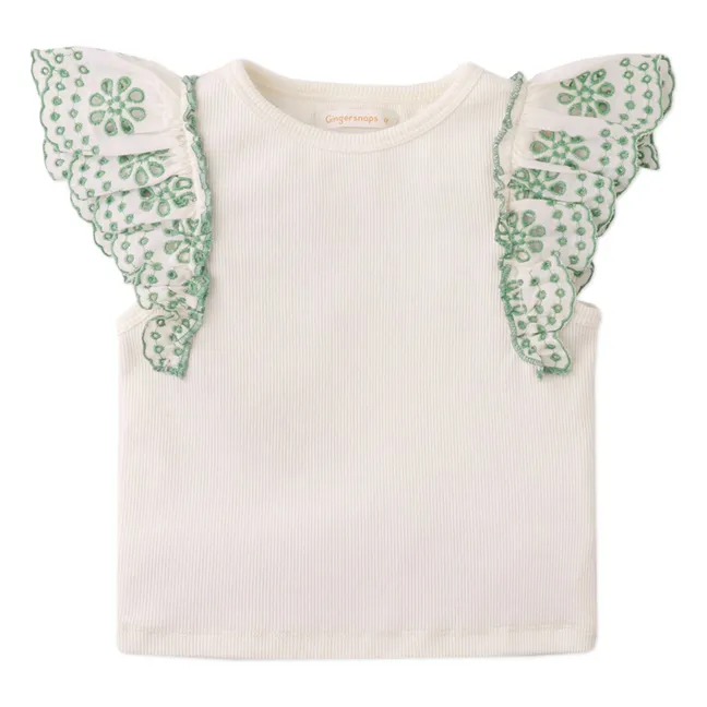 Top in pizzo Eleanor | Ecru