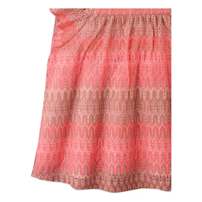 Robe Vivian Dentelle | Rose