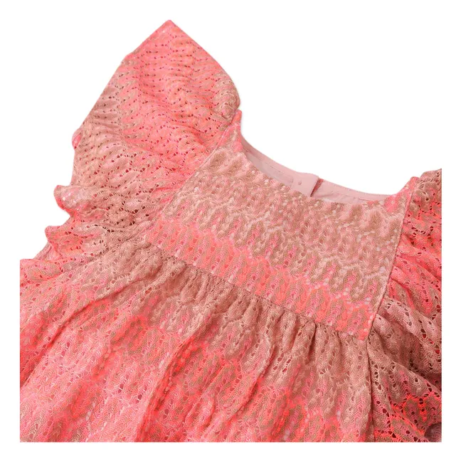 Robe Vivian Dentelle | Rose