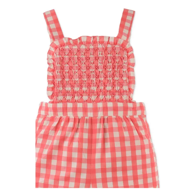 Salopette Nadia Vichy | Rouge