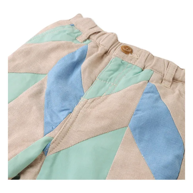 Pantalones Alfonso Patchwork | Azul