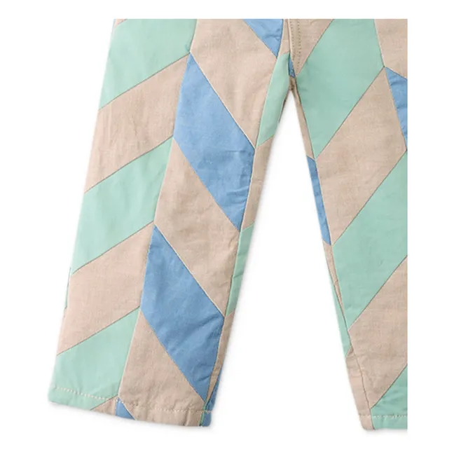 Pantalones Alfonso Patchwork | Azul