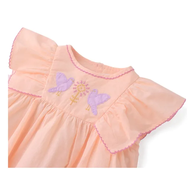 Top Yana Volants | Rose pêche