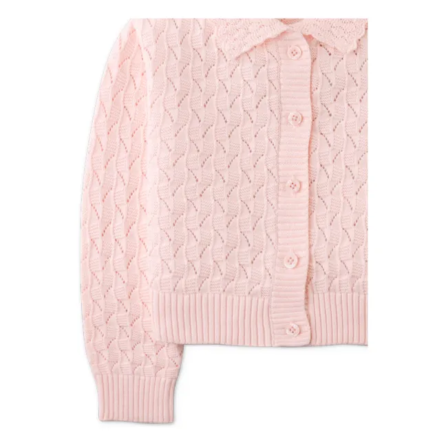 Gilet Dahlia  | Rose pâle
