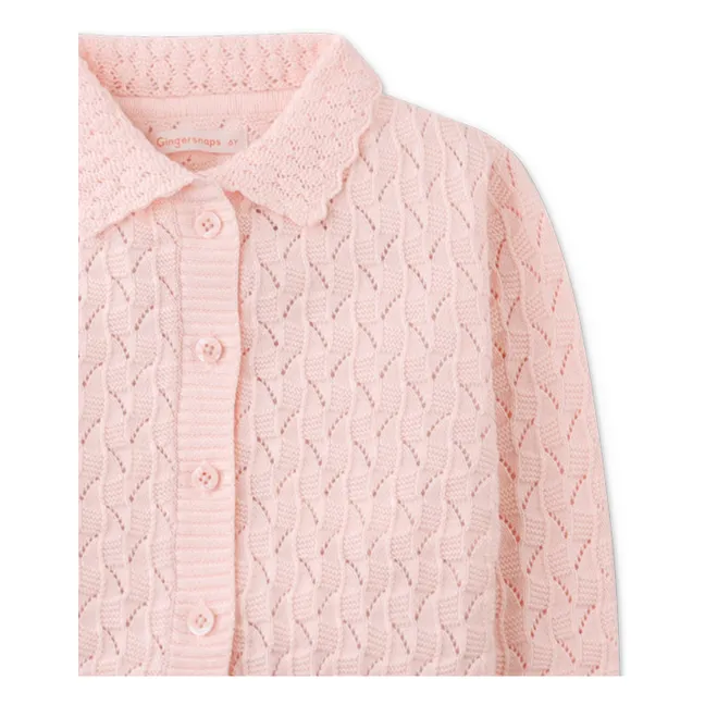 Gilet Dahlia  | Rose pâle