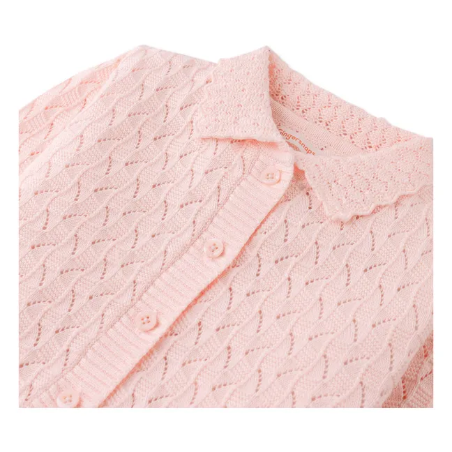 Gilet Dahlia  | Rose pâle