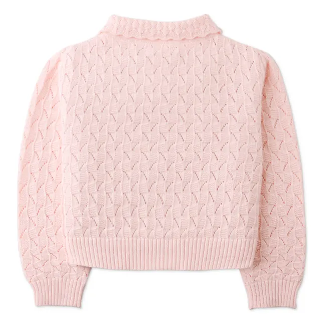 Gilet Dahlia  | Rose pâle