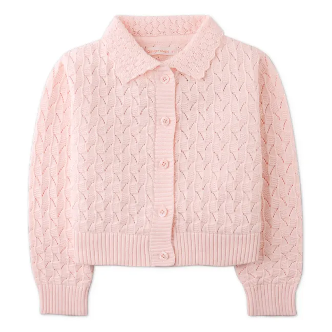 Gilet Dahlia  | Rose pâle