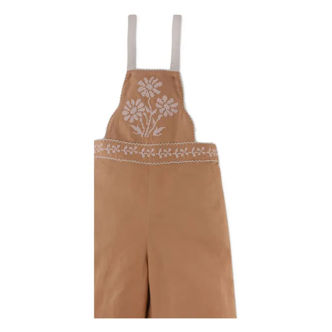 Salopette in lino Maisie | Camel