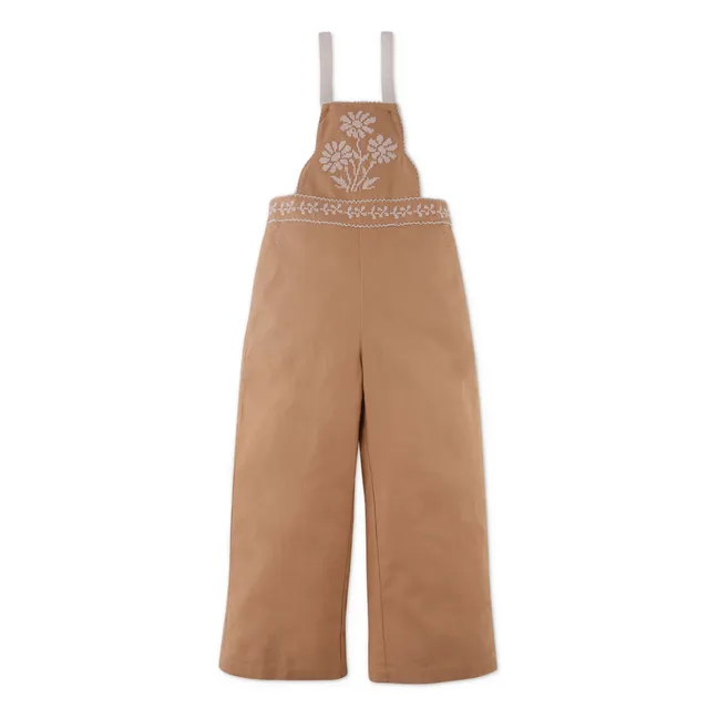 Salopette in lino Maisie | Camel
