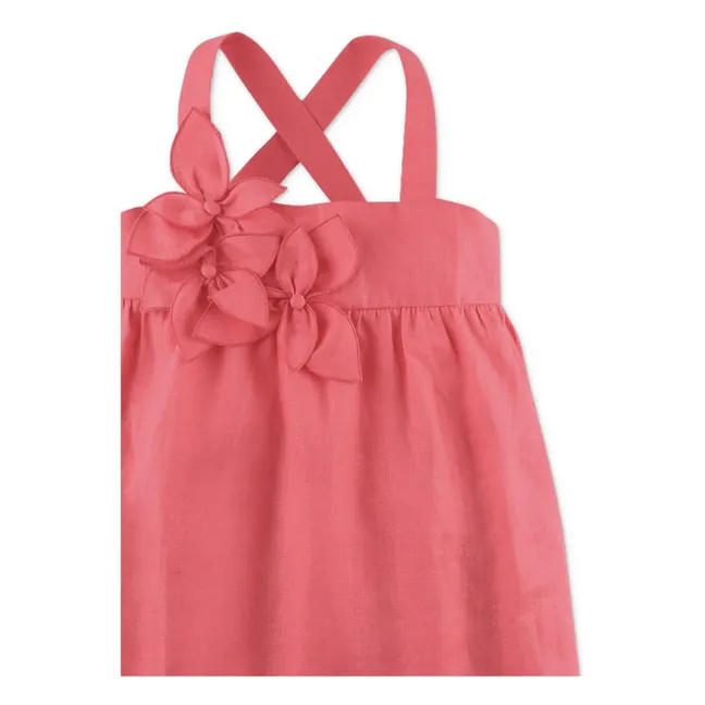 Abito Anya in lino | Rosa confetto