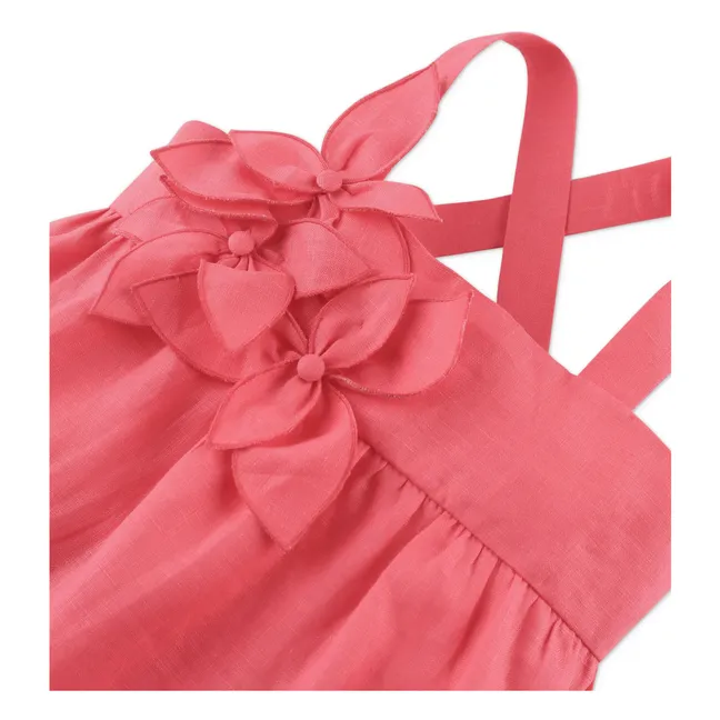 Abito Anya in lino | Rosa confetto