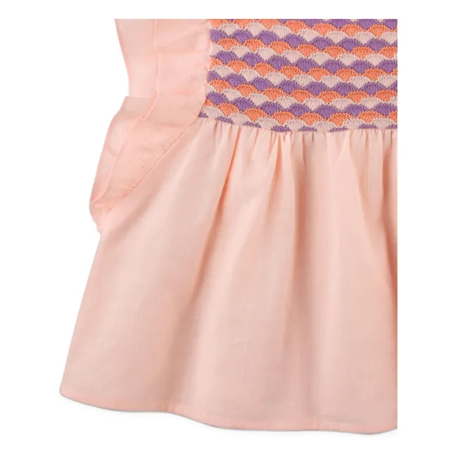 Top Sylvia Volants | Rose pâle