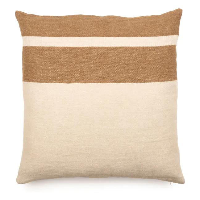 Housse de coussin Railroad Stripe | Ecru