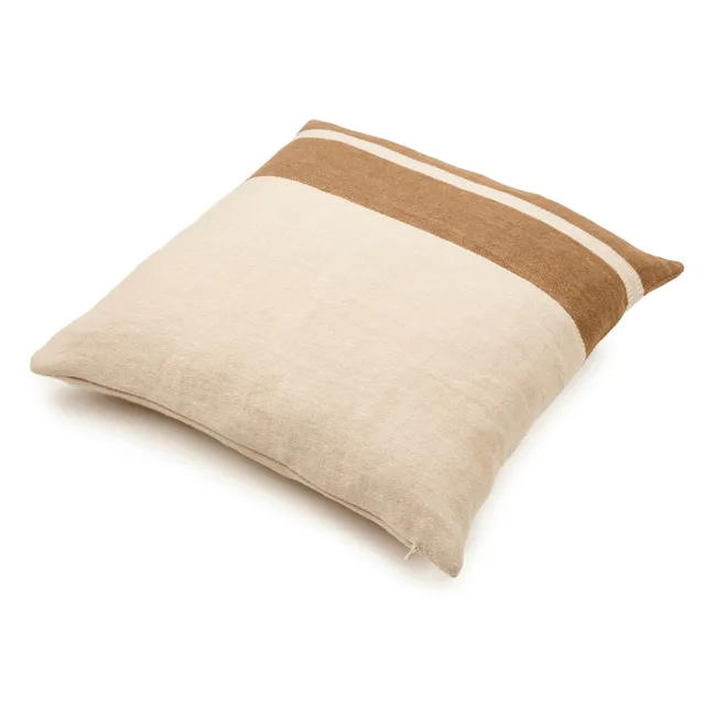 Housse de coussin Railroad Stripe | Ecru