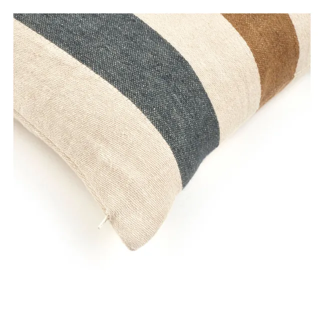 Dakota Stripe cushion cover | Ecru