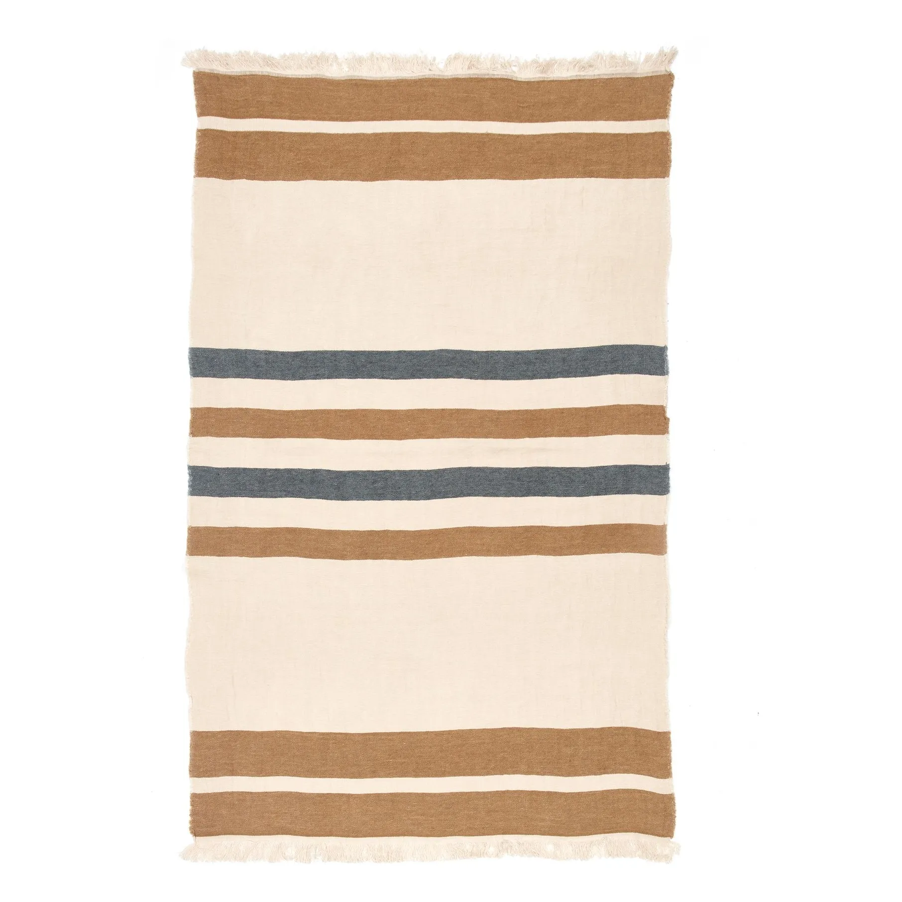 Libeco Ecru Dakota Stripe Beach Towel
