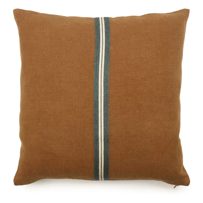 Housse de coussin Miles | Tabac