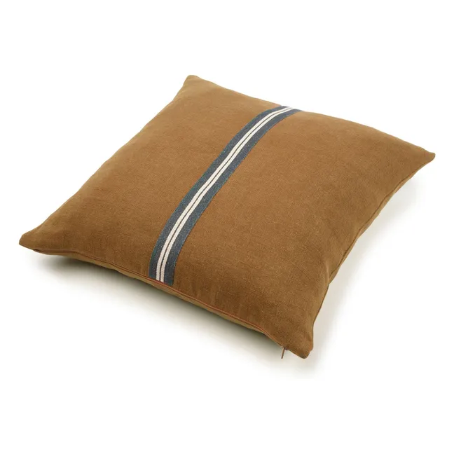 Housse de coussin Miles | Tabac