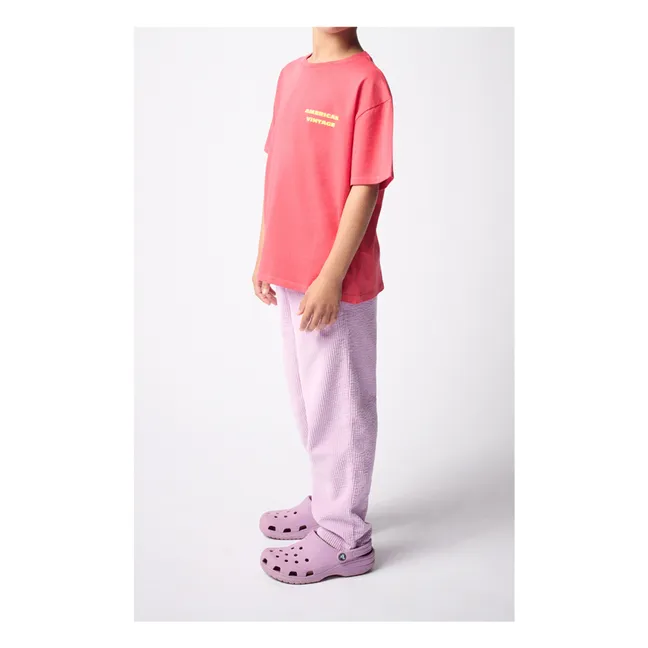 Pantalon Velours Côtelé Padow | 	Lilas