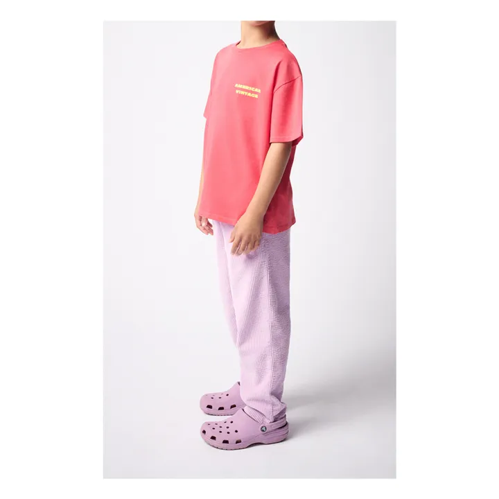 Pantalon Velours Côtelé Padow | 	Lilas- Image produit n°2