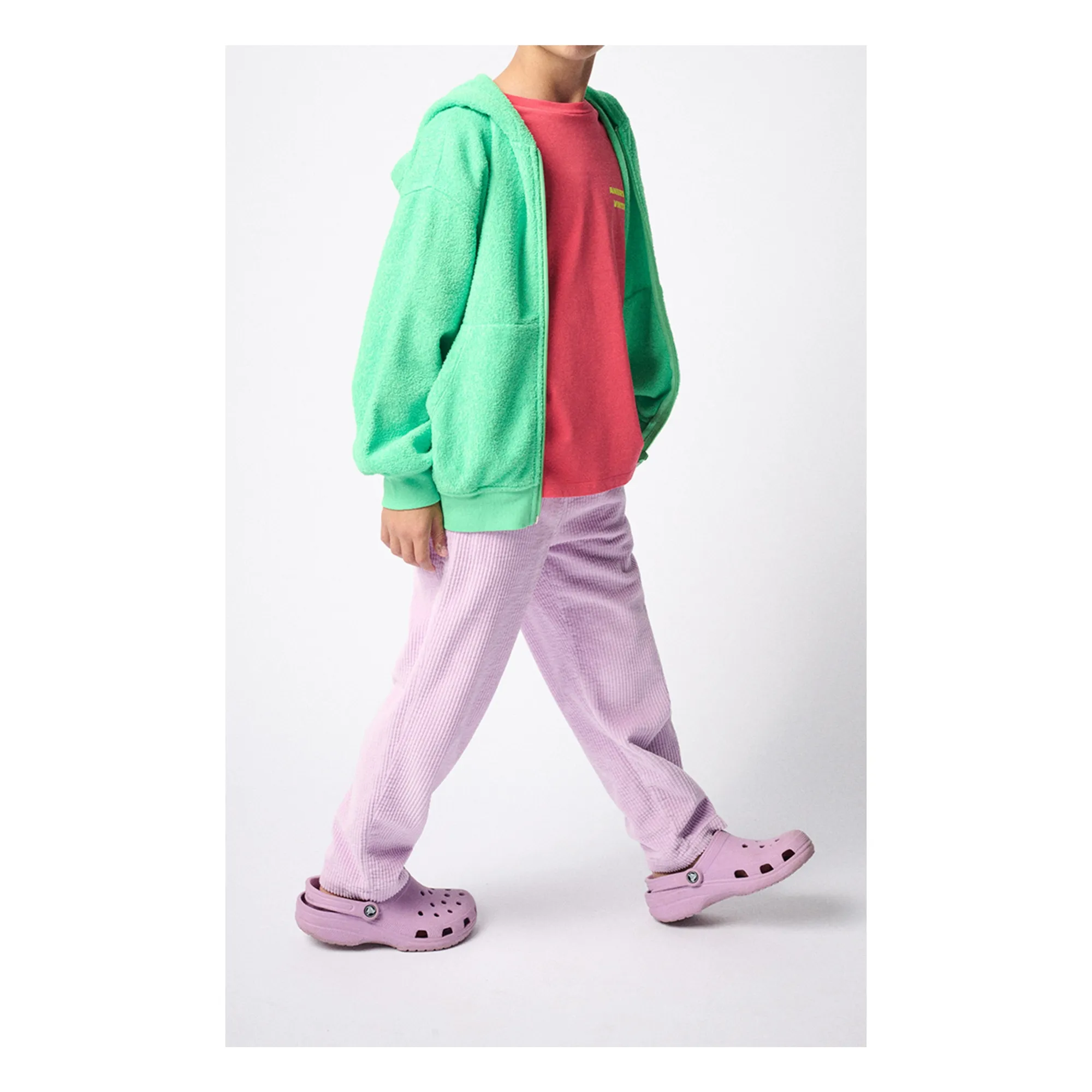 Pantalon Velours Côtelé Padow | 	Lilas- Image produit n°1