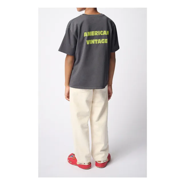 T-Shirt Fizvalley Mots Fléchés | Gris anthracite